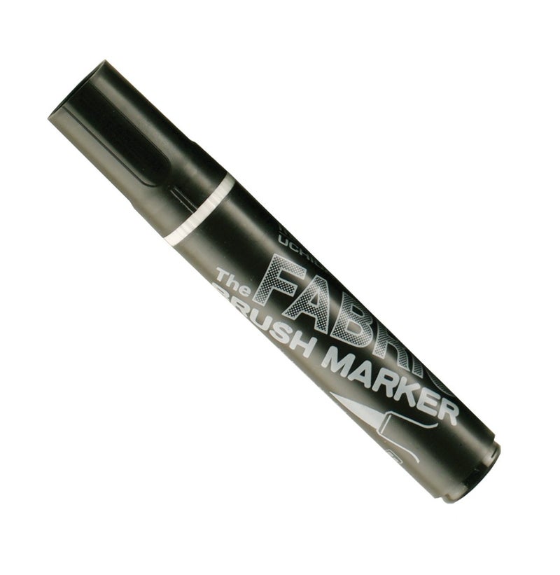 Marvy Uchida Uchida 722-C-1 Marvy Fabric Brush Point Marker, Black - Image 1